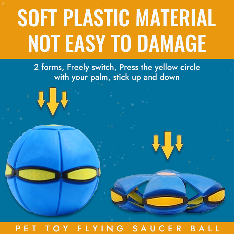 🔥Last Day Buy 1 Get 1 Free $14.99 Each🐾Pet Toy Flying Saucer Ball