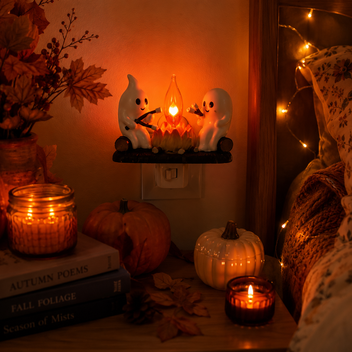 👻 Cutest Halloween find! Plug it in for instant cozy spooky vibes. 🔥 Grab more & save more. 🎁