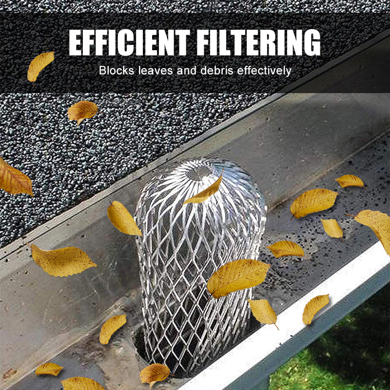 🥳HOT SALE🥳💞50K+ SOLD! Downspout  Mesh filter, rust-resistant & easy install. Clog-free gutters – grab yours! ✅